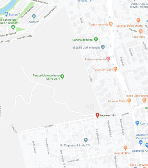 Ruta carrera de aniversario 10 años panteras